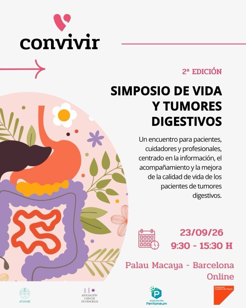 Image for the Tweet beginning: 📍Simposio #ConVivir2026
📢Pacientes, cuidadores y profesionales